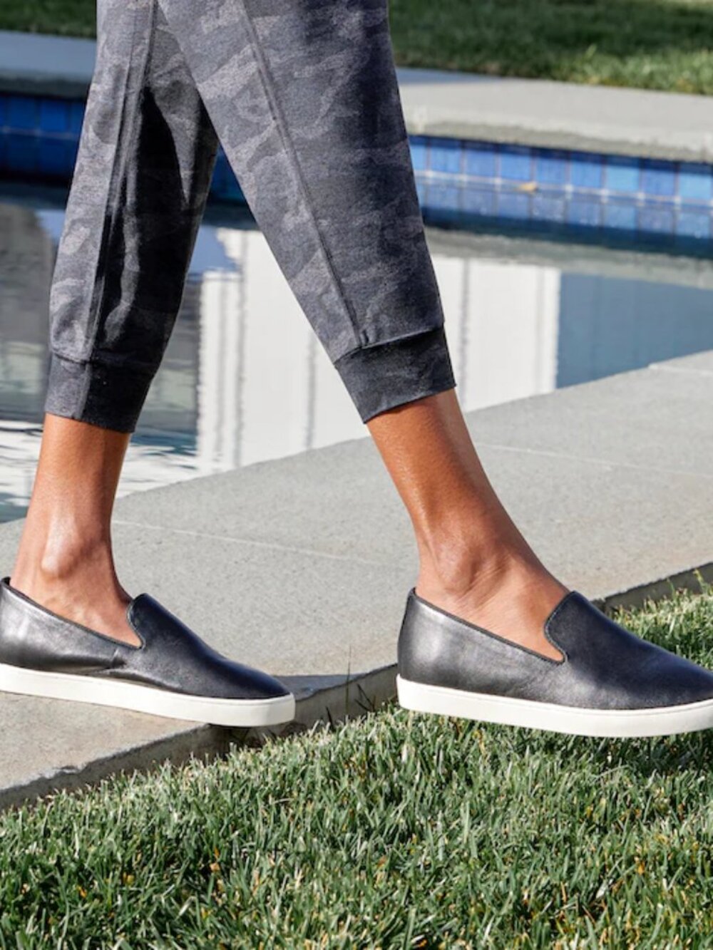 Birdies The Swift Slip On Shoe Black Leather Womens 8.5